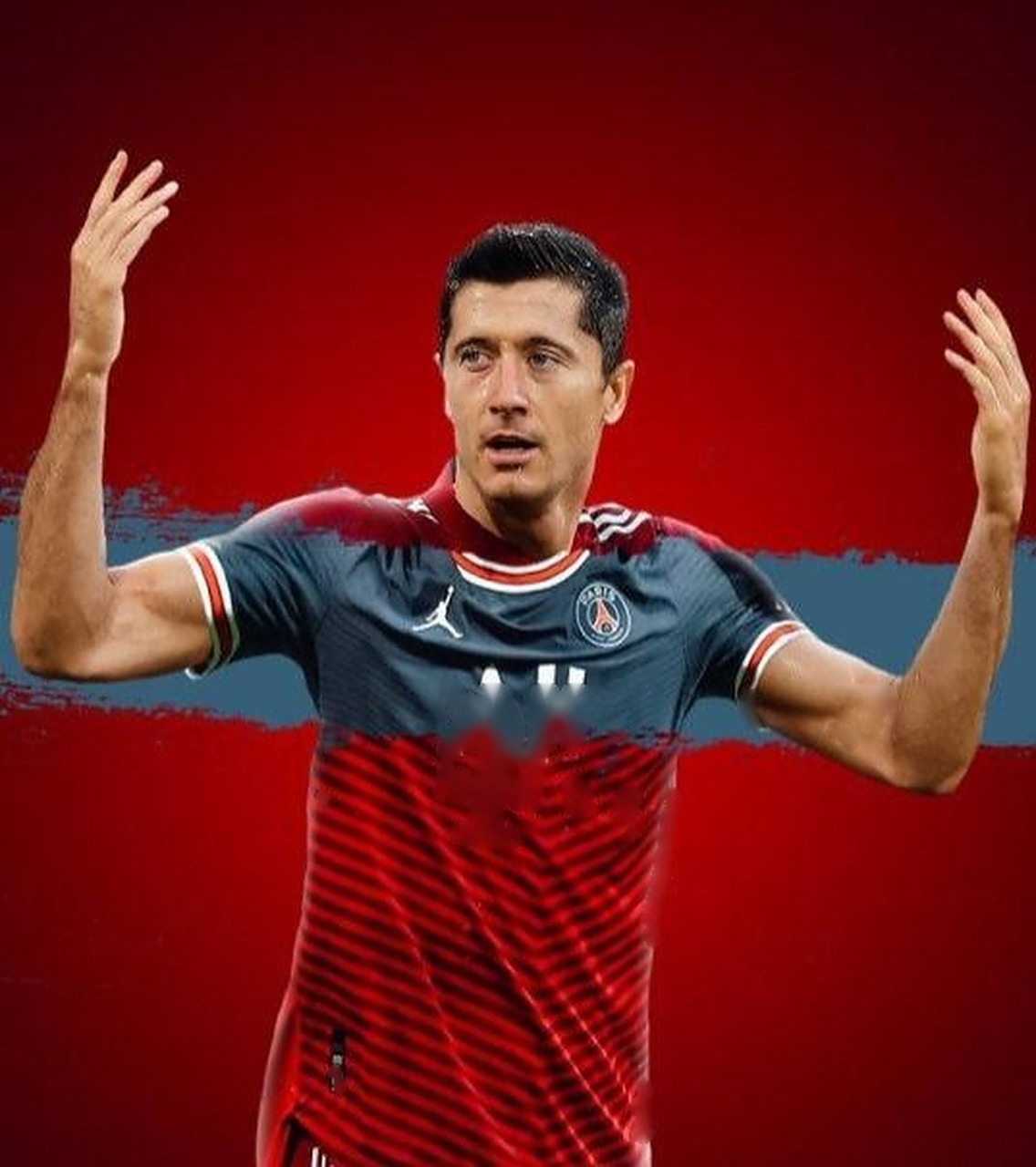 莱万多夫斯基迎来十赛季高光表现，巴黎圣日耳曼球迷沸腾！